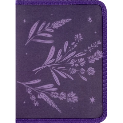 Папка об'ємна на блискавці А5+ Lavender-1, 1805-36-A