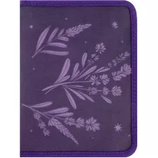 Папка об'ємна на блискавці А5+ Lavender-1, 1805-36-A