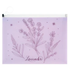 Папка на блискавці zip-lock А5+ Lavender-2, 1498-37-A