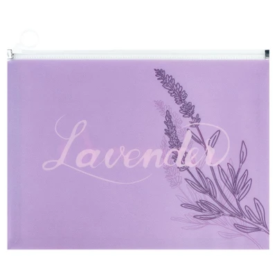 Папка на блискавці zip-lock А4+ Lavender-1, 1497-36-A