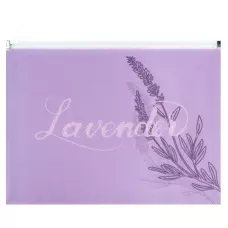 Папка на блискавці zip-lock А4+ Lavender-1, 1497-36-A