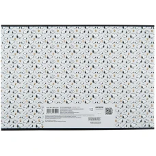 Зошит для малювання, 12 арк., скоба, гібр. лак + УФ лак, Peanuts Snoopy SN23-241 Kite