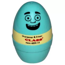 Точилка 2 в 1 з ластиком Faces, бірюз.кол., 4826-13, Class