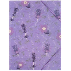 Папка на гумках А4+ Lavender-4, 1509-39-A