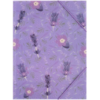 Папка на гумках А4+ Lavender-4, 1509-39-A