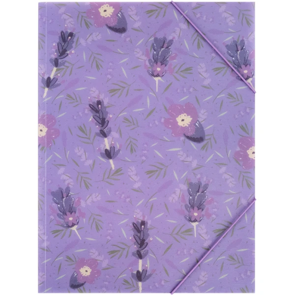 Папка на гумках А4+ Lavender-4, 1509-39-A