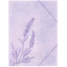 Папка на гумках А4+ Lavender-2, 1509-37-A