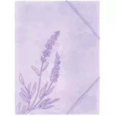 Папка на гумках А4+ Lavender-2, 1509-37-A