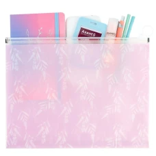 Папка на блискавці zip-lock А4+ Lavender-3, 1497-38-A