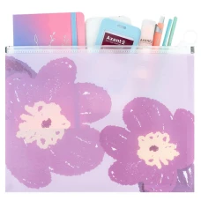 Папка на блискавці zip-lock А4+ Lavender-4, 1497-39-A