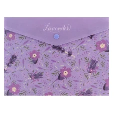Папка на кнопці А5+ Lavender-2, 1496-37-A
