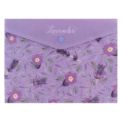 Папка на кнопці А5+ Lavender-2, 1496-37-A