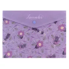 Папка на кнопці А5+ Lavender-2, 1496-37-A