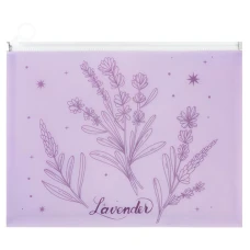 Папка на блискавці zip-lock А4+ Lavender-2, 1497-37-A