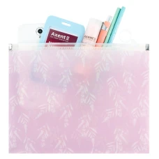 Папка на блискавці zip-lock А5+ Lavender-3, 1498-38-A