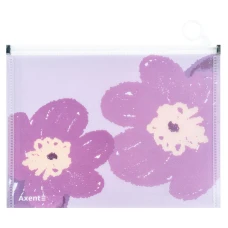 Папка на блискавці zip-lock А5+ Lavender-4, 1498-39-A