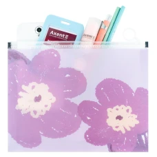 Папка на блискавці zip-lock А5+ Lavender-4, 1498-39-A