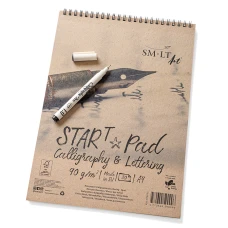 Альбом для каліграфії та леттерінгу на спіралі STAR T А4, 90г/м2, 30л, Smiltainis