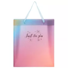 Пакет пластиковий подарунковий 32х27см, Just for you-2, 8504-38-A