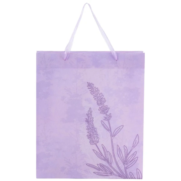 Пакет пластиковий подарунковий 32х27см, Lavender-3, 8504-35-A