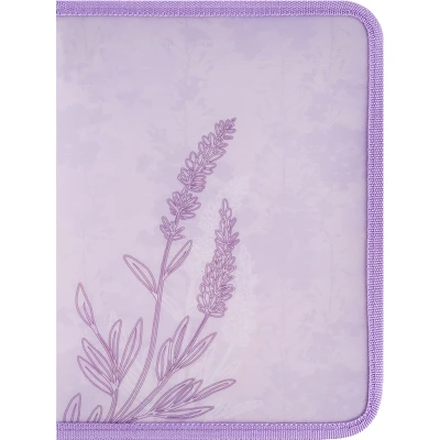 Папка об'ємна на блискавці А5+ Lavender-2, 1805-36-A