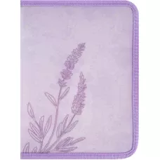Папка об'ємна на блискавці А5+ Lavender-2, 1805-36-A