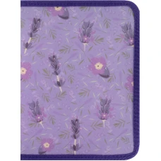 Папка об'ємна на блискавці А5+ Lavender-4, 1805-38-A