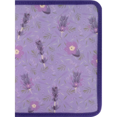 Папка об'ємна на блискавці А5+ Lavender-4, 1805-38-A