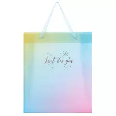 Пакет пластиковий подарунковий 32х27см, Just for you-1, 8504-37-A