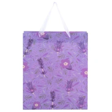 Пакет пластиковий подарунковий 32х27см, Lavender-1, 8504-33-A