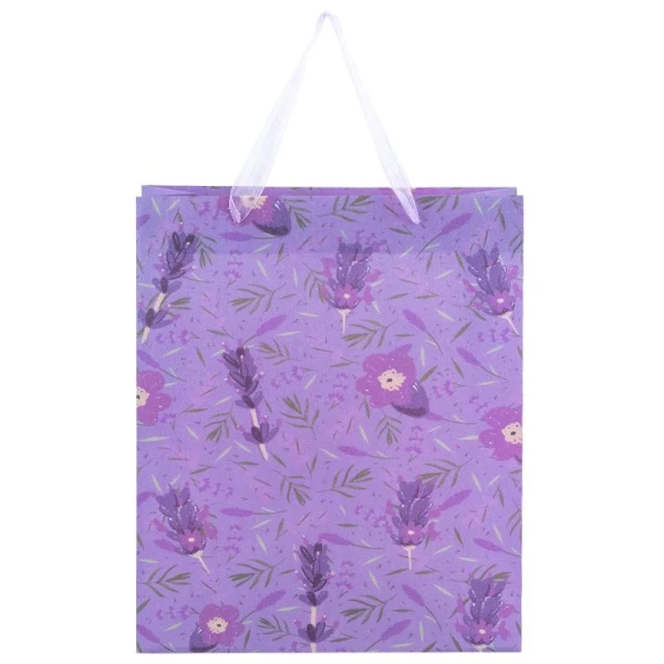 Пакет пластиковий подарунковий 32х27см, Lavender-1, 8504-33-A
