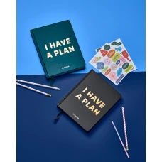 Блокнот для планування "I HAVE A PLAN" чорний, 248 стор, orner-1954