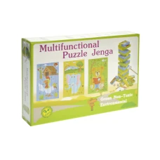 Дерев'яна джанга-пазл Multifunctional Puzzle Jenga Strateg 30980