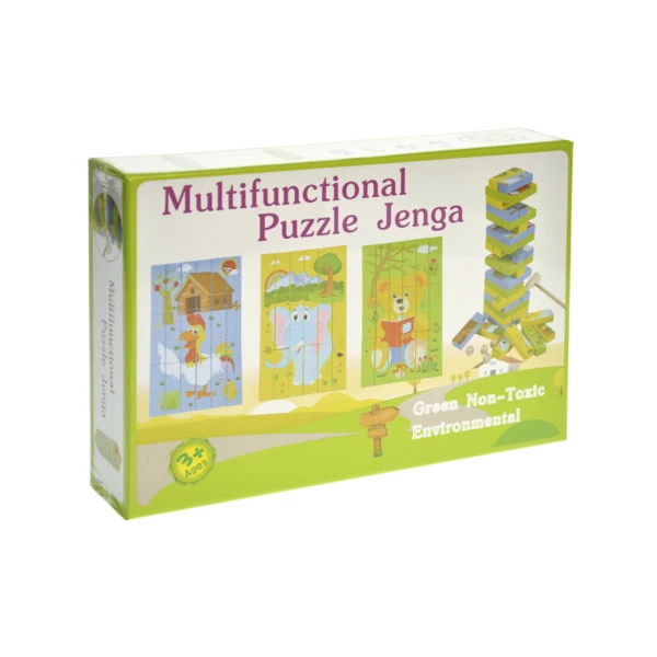Дерев'яна джанга-пазл Multifunctional Puzzle Jenga Strateg 30980