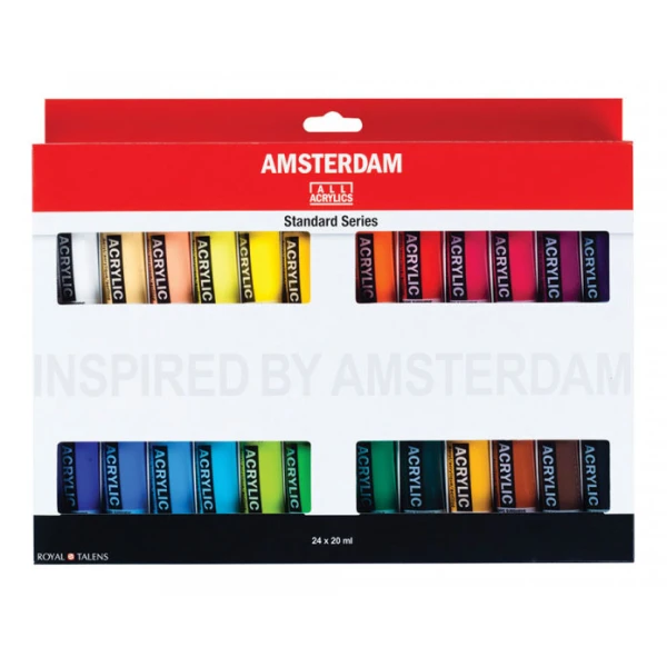 Набір акрилових фарб, AMSTERDAM STANDARD, 24*20 мл, Royal Talens