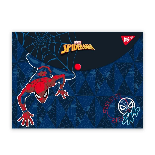 Папка-конверт на кнопці А4, "Marvel.Spiderman" 492024 YES