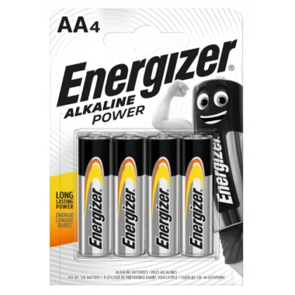 Елемент живлення Energizer AA-LR6 1.5V alkaline power (ціна за 1 шт)