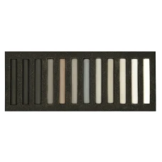 Пастель суха худож. Santi "Grey Tones", 12 кол., 353698