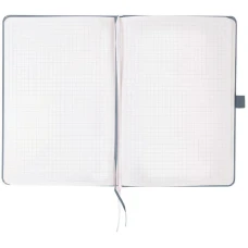Книга записна Partner Prime, 145*210, 96арк, кліт, сіра, 8305-62-A