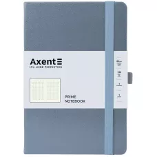 Книга записна Partner Prime, 145*210, 96арк, кліт, сіра, 8305-62-A