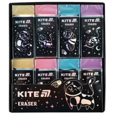 Гумка кольорова з глітером Universe, K24-144 Kite