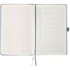 Книга записна Partner, 125*195, 96арк, кліт, сіра, 8201-62-A