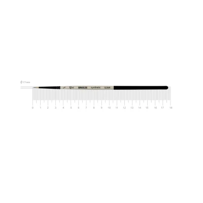 Синтетика кругла, BREEZE 1226R, №00, к.р. пензель ROSA