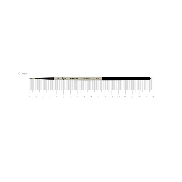Синтетика кругла, BREEZE 1226R, №00, к.р. пензель ROSA