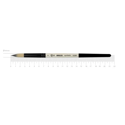 Синтетика кругла, BREEZE 1226R, №7, к.р. пензель ROSA