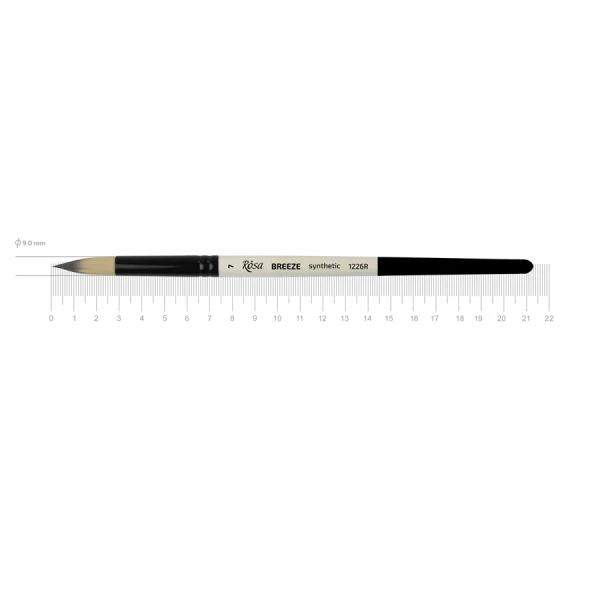 Синтетика кругла, BREEZE 1226R, №7, к.р. пензель ROSA