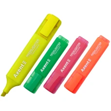 Маркер Highlighter 2537-A, 1-5 мм клиноп., набір 4х неонових