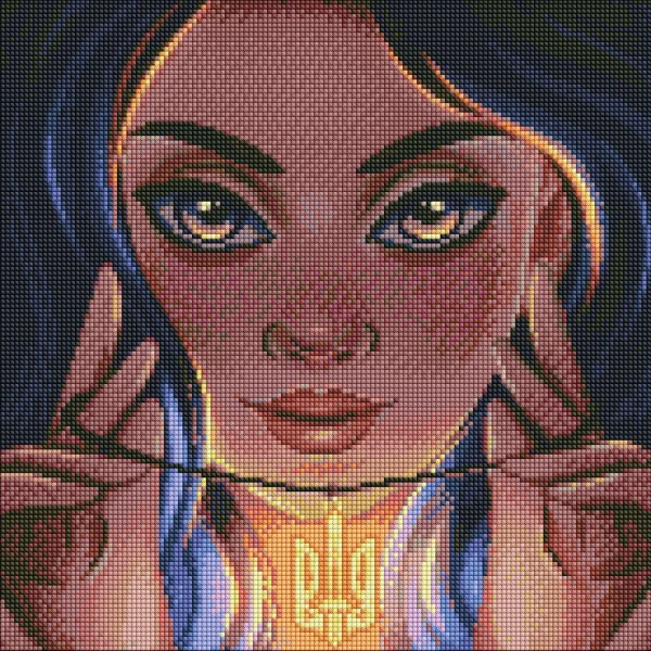 Набір з алмазною мозаїкою "Сміливість" 40х40см., AMO7463