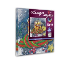 Алмазна мозаїка SANTI "Ароматний чай", 40х40см., на підрамнику 954719