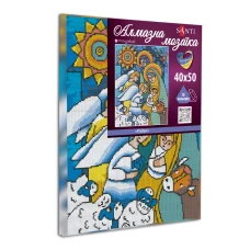 Алмазна мозаїка SANTI "Різдво", 40*50см. на підрамнику 954720